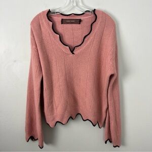 Code x Mode Angora Blend V Neck Sweater